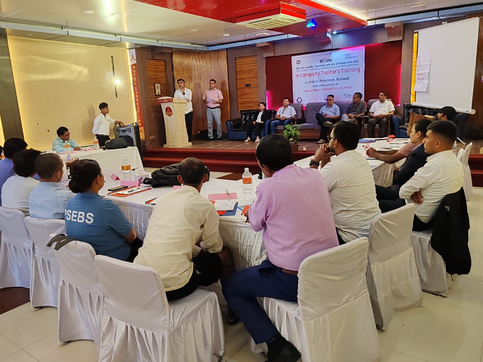 उद्योगका सुपर भाइजर र शिक्षालयका प्रशिक्षकहरुलाई ५ दिवसीय तालिमको समापन