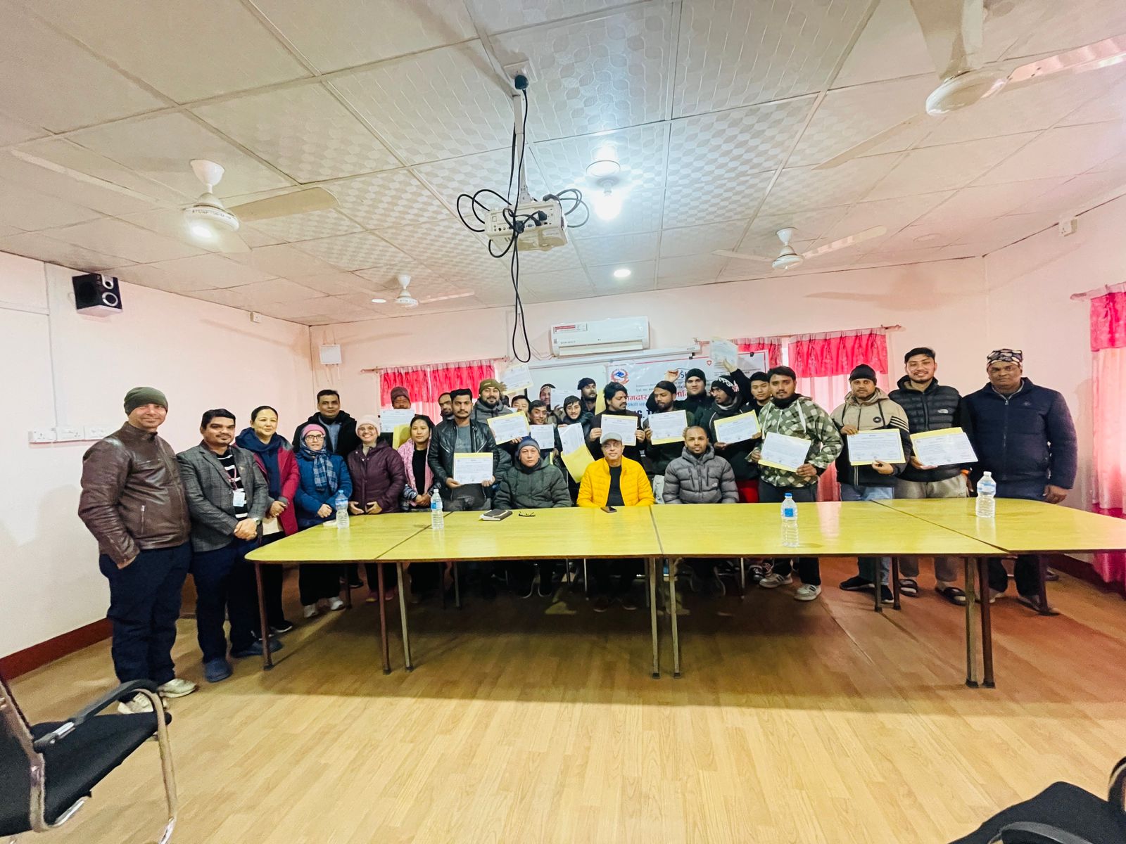 मिग तथा टिग वेल्डिंग तालिमको समापन ।